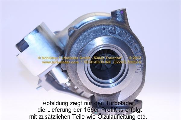 Schlütter Turbolader 166-05185 - Kompresors, Turbopūte adetalas.lv