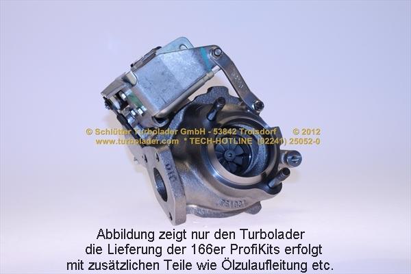 Schlütter Turbolader 166-05205 - Kompresors, Turbopūte adetalas.lv