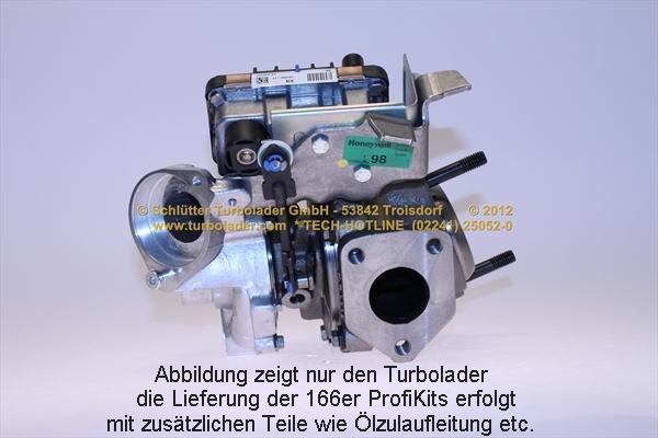 Schlütter Turbolader 166-05205 - Kompresors, Turbopūte adetalas.lv