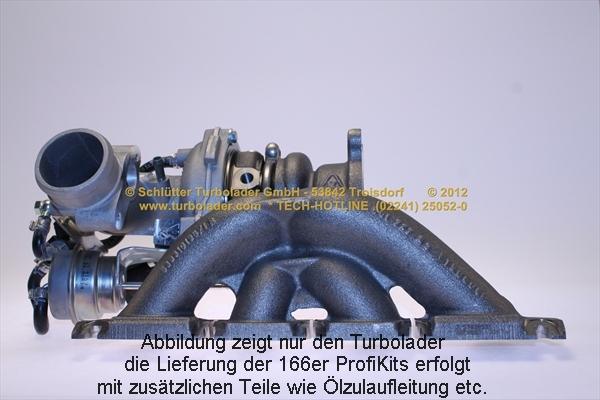 Schlütter Turbolader 166-06040 - Kompresors, Turbopūte adetalas.lv