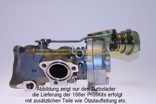 Schlütter Turbolader 166-00900 - Kompresors, Turbopūte adetalas.lv