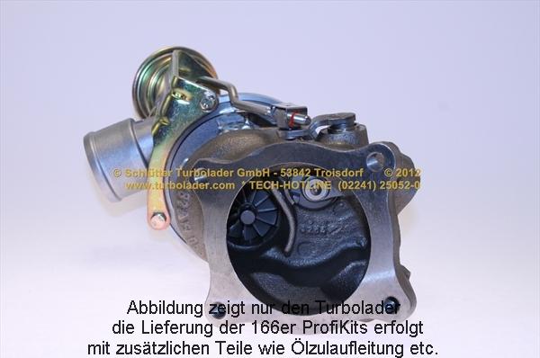 Schlütter Turbolader 166-00900 - Kompresors, Turbopūte adetalas.lv