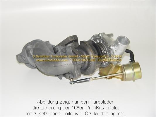 Schlütter Turbolader 166-00450 - Kompresors, Turbopūte adetalas.lv