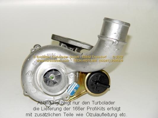 Schlütter Turbolader 166-00425 - Kompresors, Turbopūte adetalas.lv