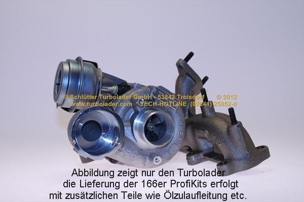 Schlütter Turbolader 166-00420 - Kompresors, Turbopūte adetalas.lv