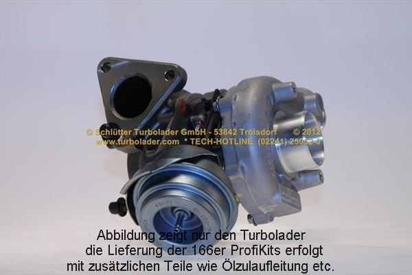 Schlütter Turbolader 166-00640 - Kompresors, Turbopūte adetalas.lv