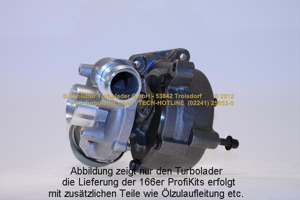 Schlütter Turbolader 166-00640 - Kompresors, Turbopūte adetalas.lv