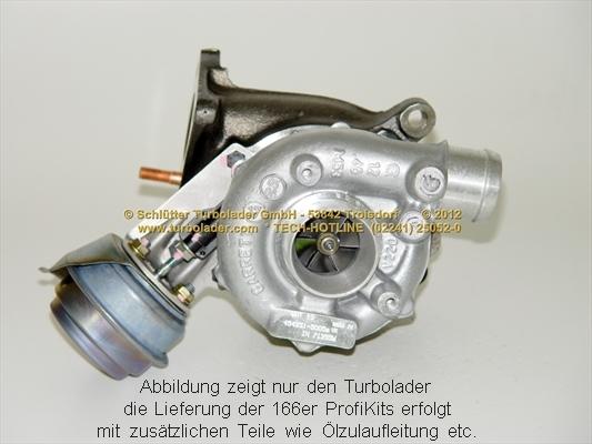 Schlütter Turbolader 166-00640 - Kompresors, Turbopūte adetalas.lv