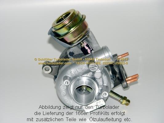 Schlütter Turbolader 166-00050 - Kompresors, Turbopūte adetalas.lv