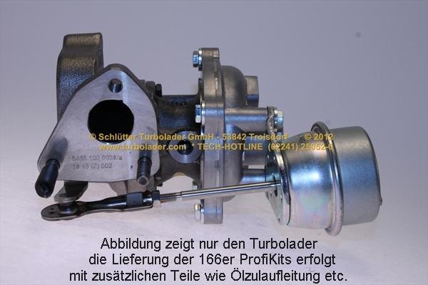 Schlütter Turbolader 166-00305EOL - Kompresors, Turbopūte adetalas.lv