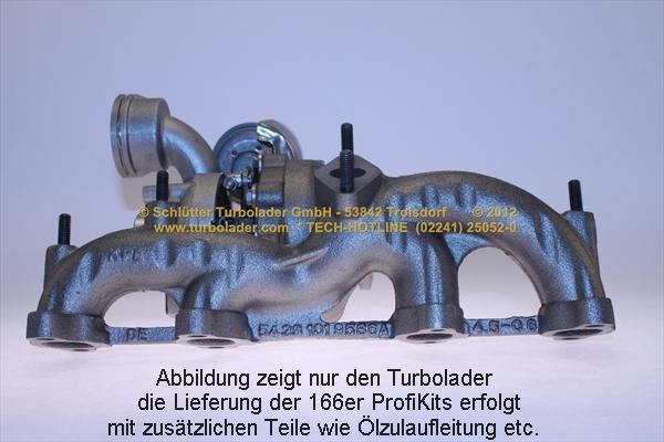 Schlütter Turbolader 166-08320 - Kompresors, Turbopūte adetalas.lv