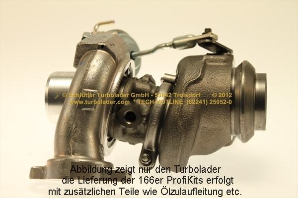 Schlütter Turbolader 166-05132 D - Kompresors, Turbopūte adetalas.lv