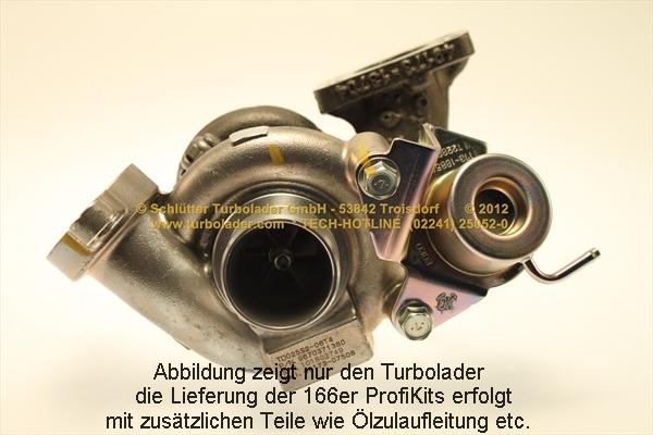 Schlütter Turbolader 166-05132EOL - Kompresors, Turbopūte adetalas.lv