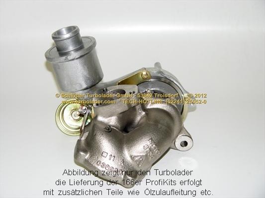 Schlütter Turbolader 166-01041 - Kompresors, Turbopūte adetalas.lv