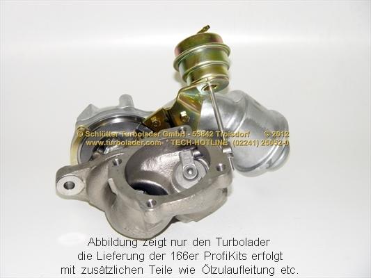 Schlütter Turbolader 166-01041 - Kompresors, Turbopūte adetalas.lv