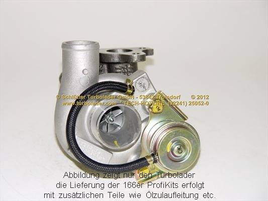 Schlütter Turbolader 166-01155 - Kompresors, Turbopūte adetalas.lv