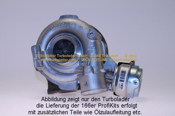 Schlütter Turbolader 166-03050 - Kompresors, Turbopūte adetalas.lv