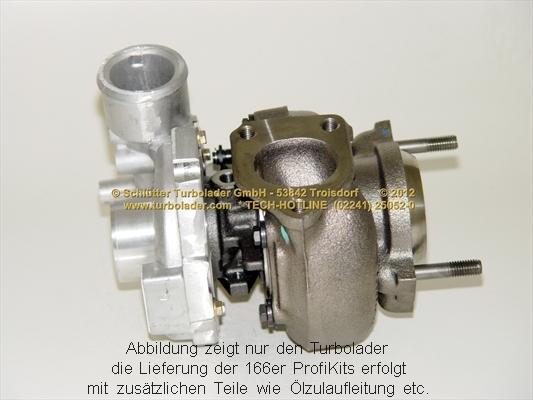 Schlütter Turbolader 166-03001 - Kompresors, Turbopūte adetalas.lv