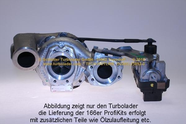 Schlütter Turbolader 166-02520 - Kompresors, Turbopūte adetalas.lv