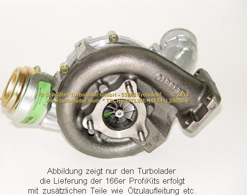 Schlütter Turbolader 166-02060EOL - Kompresors, Turbopūte adetalas.lv