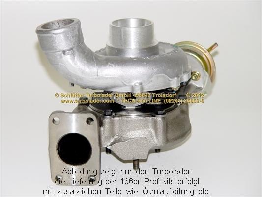 Schlütter Turbolader 166-02060EOL - Kompresors, Turbopūte adetalas.lv