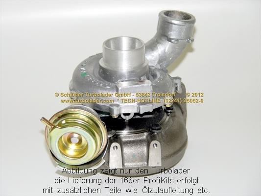 Schlütter Turbolader 166-02060EOL - Kompresors, Turbopūte adetalas.lv