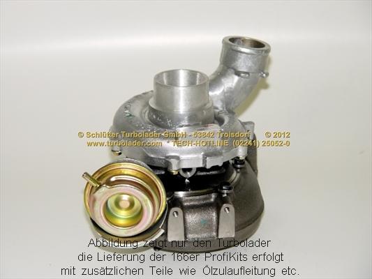 Schlütter Turbolader 166-02060EOL - Kompresors, Turbopūte adetalas.lv