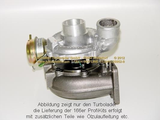 Schlütter Turbolader 166-02060EOL - Kompresors, Turbopūte adetalas.lv