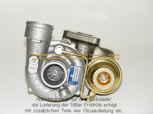 Schlütter Turbolader 166-02170 - Kompresors, Turbopūte adetalas.lv