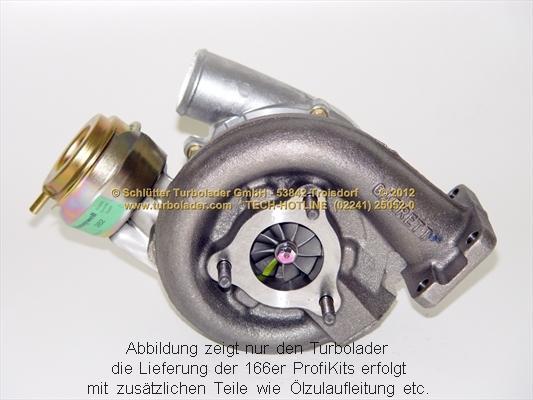 Schlütter Turbolader 166-02330EOL - Kompresors, Turbopūte adetalas.lv