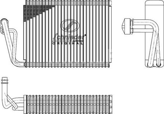 SCHNIEDER AUTOTECH BZS85.00108 - Iztvaikotājs, Gaisa kondicionēšanas sistēma adetalas.lv