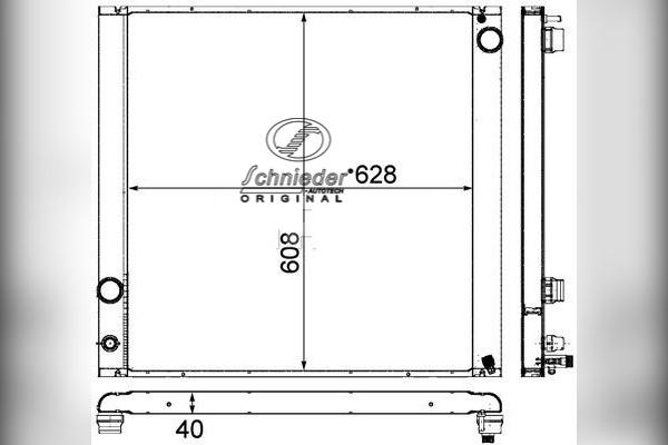 SCHNIEDER AUTOTECH LRS33.00181 - Radiators, Motora dzesēšanas sistēma adetalas.lv