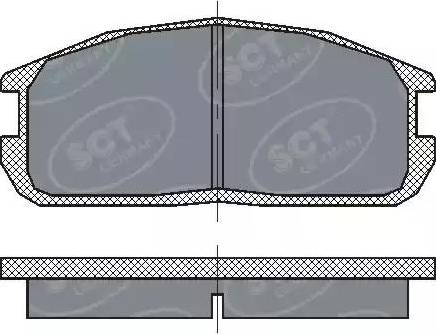 SCT-MANNOL SP 220 PR - Bremžu uzliku kompl., Disku bremzes adetalas.lv