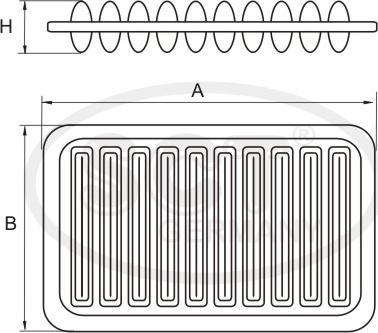 SCT-MANNOL SB 2189 - Gaisa filtrs adetalas.lv