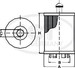 SCT-MANNOL SH 4070 L - Eļļas filtrs adetalas.lv