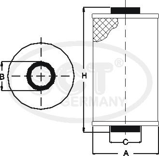 SCT-MANNOL SH 4758 - Eļļas filtrs adetalas.lv