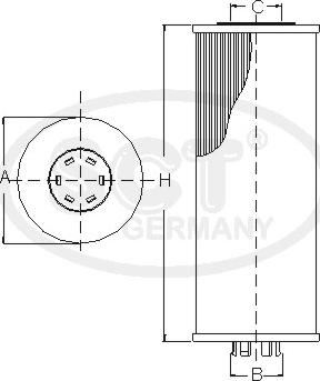 SCT-MANNOL SC 7041 P - Degvielas filtrs adetalas.lv