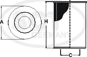 SCT-MANNOL SH 4035 P - Eļļas filtrs adetalas.lv