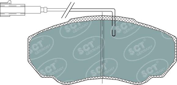 SCT-MANNOL SP 318 PR - Bremžu uzliku kompl., Disku bremzes adetalas.lv