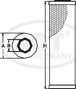 SCT-MANNOL SW 3861 - Sekundārā gaisa filtrs adetalas.lv