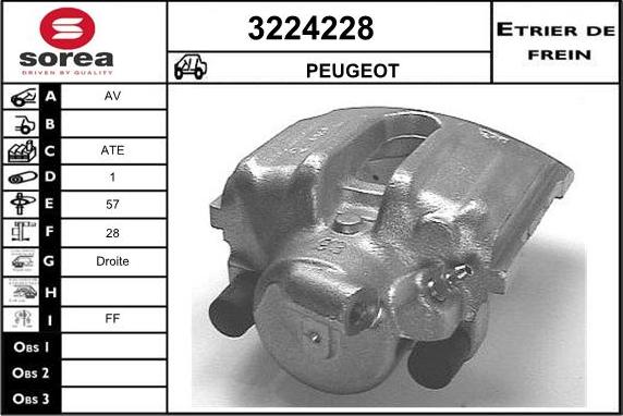 Sera 3224228 - Bremžu suports adetalas.lv