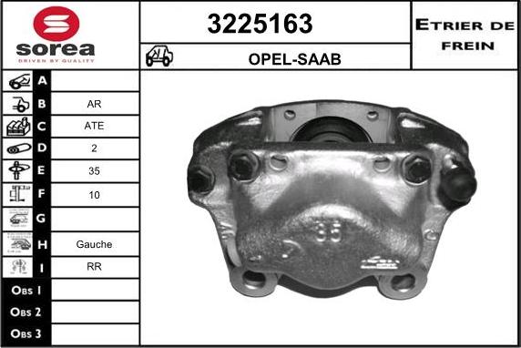 Sera 3225163 - Bremžu suports adetalas.lv