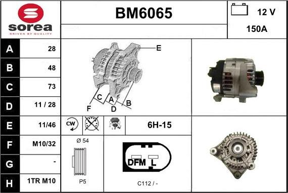 Sera BM6065 - Ģenerators adetalas.lv