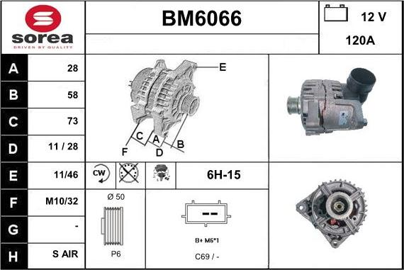 Sera BM6066 - Ģenerators adetalas.lv