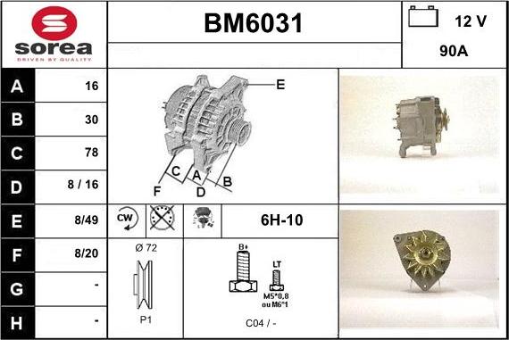 Sera BM6031 - Ģenerators adetalas.lv