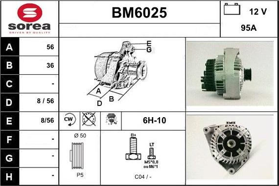 Sera BM6025 - Ģenerators adetalas.lv