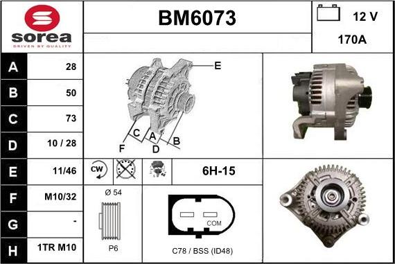 Sera BM6073 - Ģenerators adetalas.lv