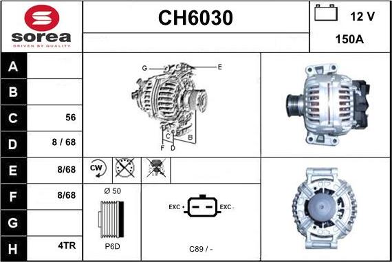 Sera CH6030 - Ģenerators adetalas.lv