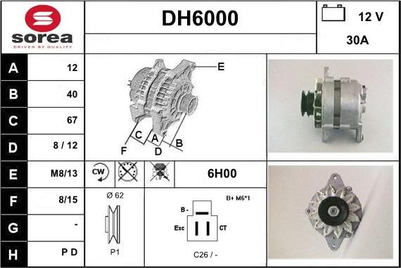 Sera DH6000 - Ģenerators adetalas.lv