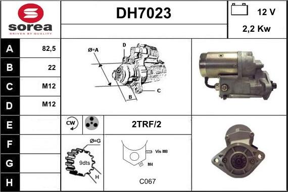 Sera DH7023 - Starteris adetalas.lv